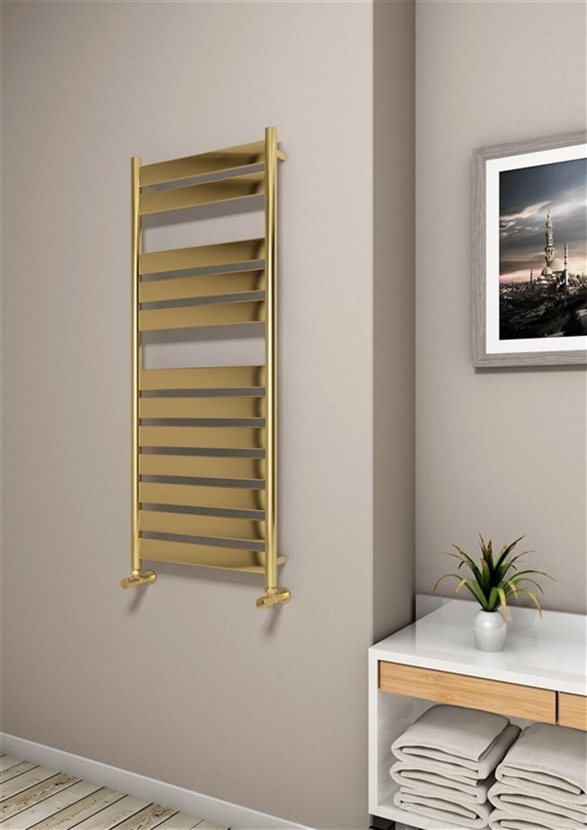 Bora Bora Dekoratif Havlupan 500X1200 Altın Renkli