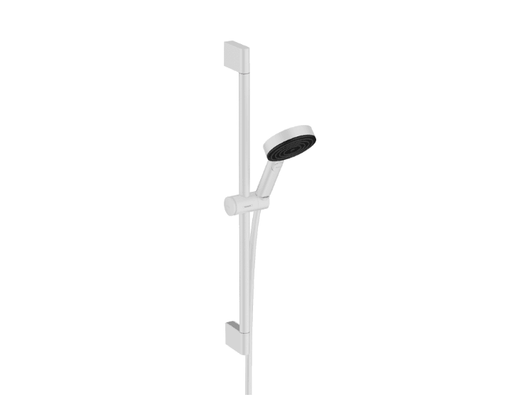 Hansgrohe Pulsify Select S Duş Seti 105 3Jet Relaxation, 90 Cm Duş Barı İle Satin Beyaz