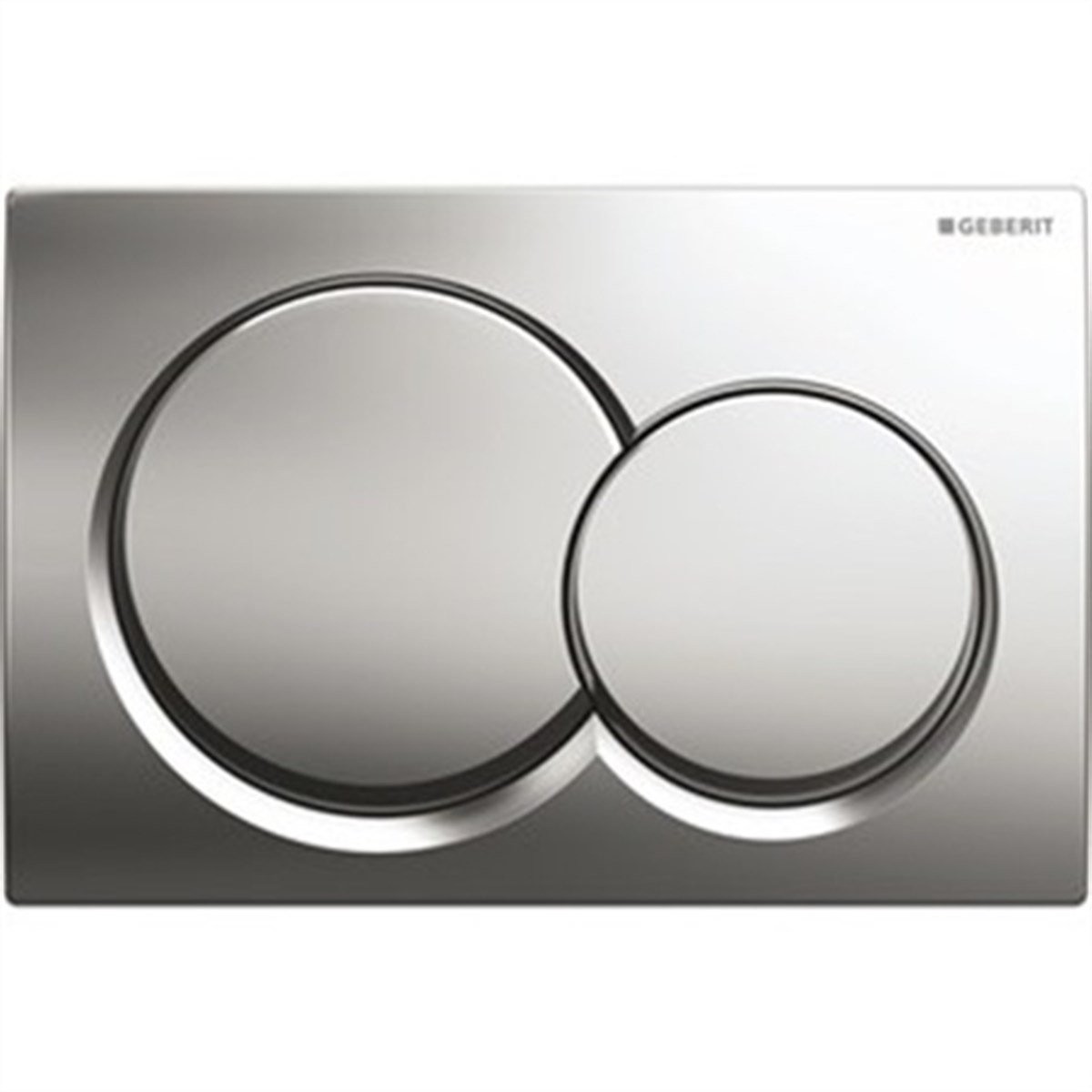 Geberit Alpha01 Kumanda Kapağı Çift Basmalı,Parlak Krom