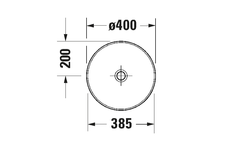 Duravit Sivida Durocast Çanak Lavabo 40Cm Beyaz