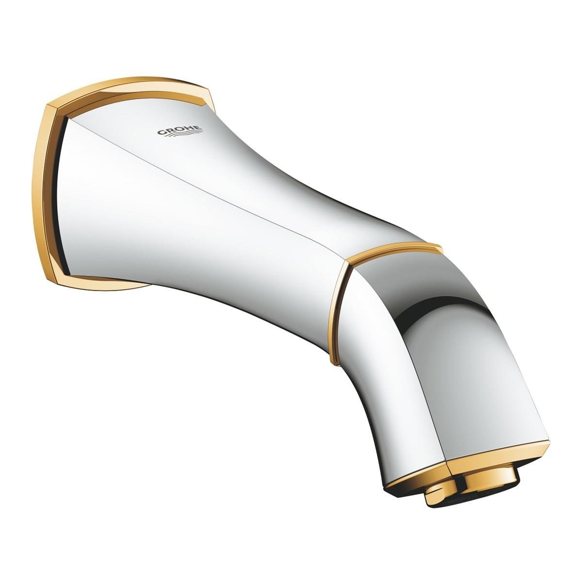 Grohe Grandera Yerden Küvet Bataryası İçin Çıkış Ucu Altin,Krom