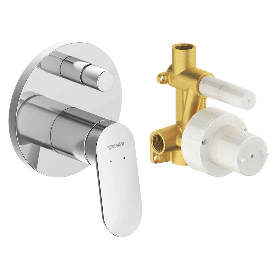 Duravit Wave Ankastre Banyo Bataryası Ve İç Set Krom