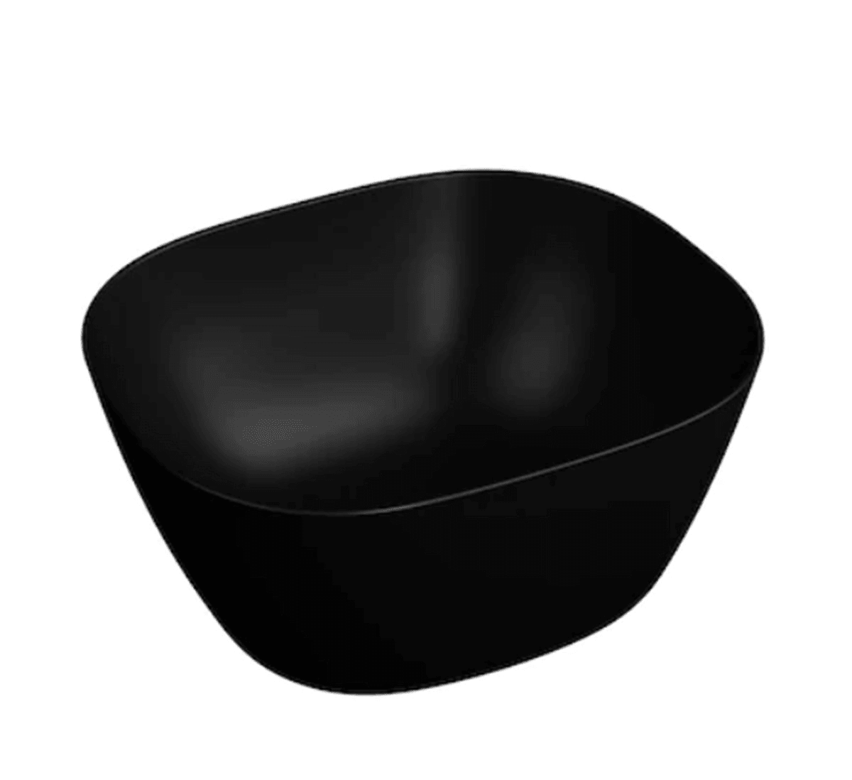Vitra Plural Yüksek Çanak Lavabo Mat Siyah 45Cm