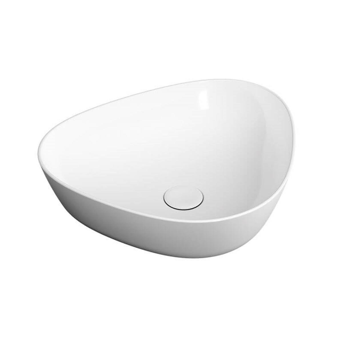 Vitra Plural Üçgen Alçak Çanak Lavabo Beyaz 47Cm