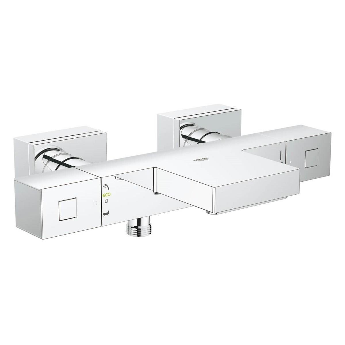 Grohe Grohtherm Cubetermostatik Aplike Banyo Bataryası