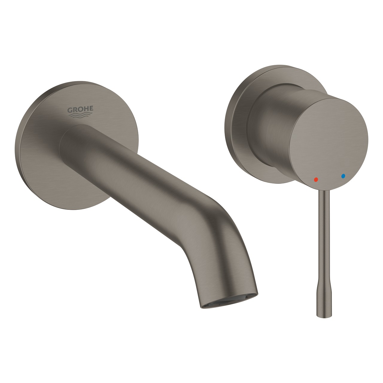 Grohe Essence New Duvardan Ankastre Lavabo Bataryası Fırçalı Sert Grafit