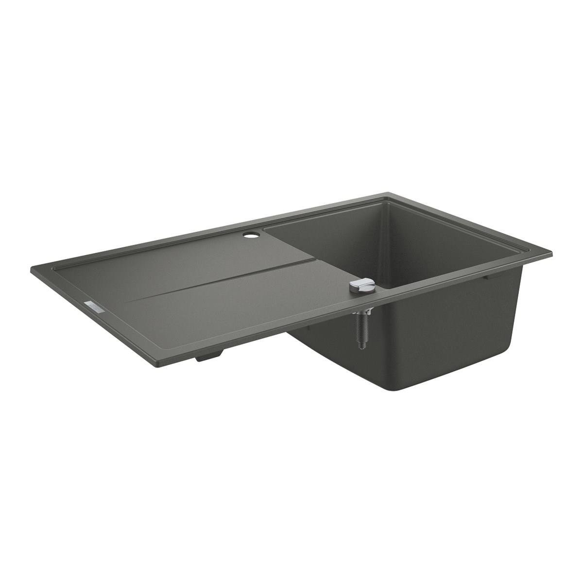 Grohe K400 50-C 86 Cm Quartz Kompozit Eviye, Gri Granit