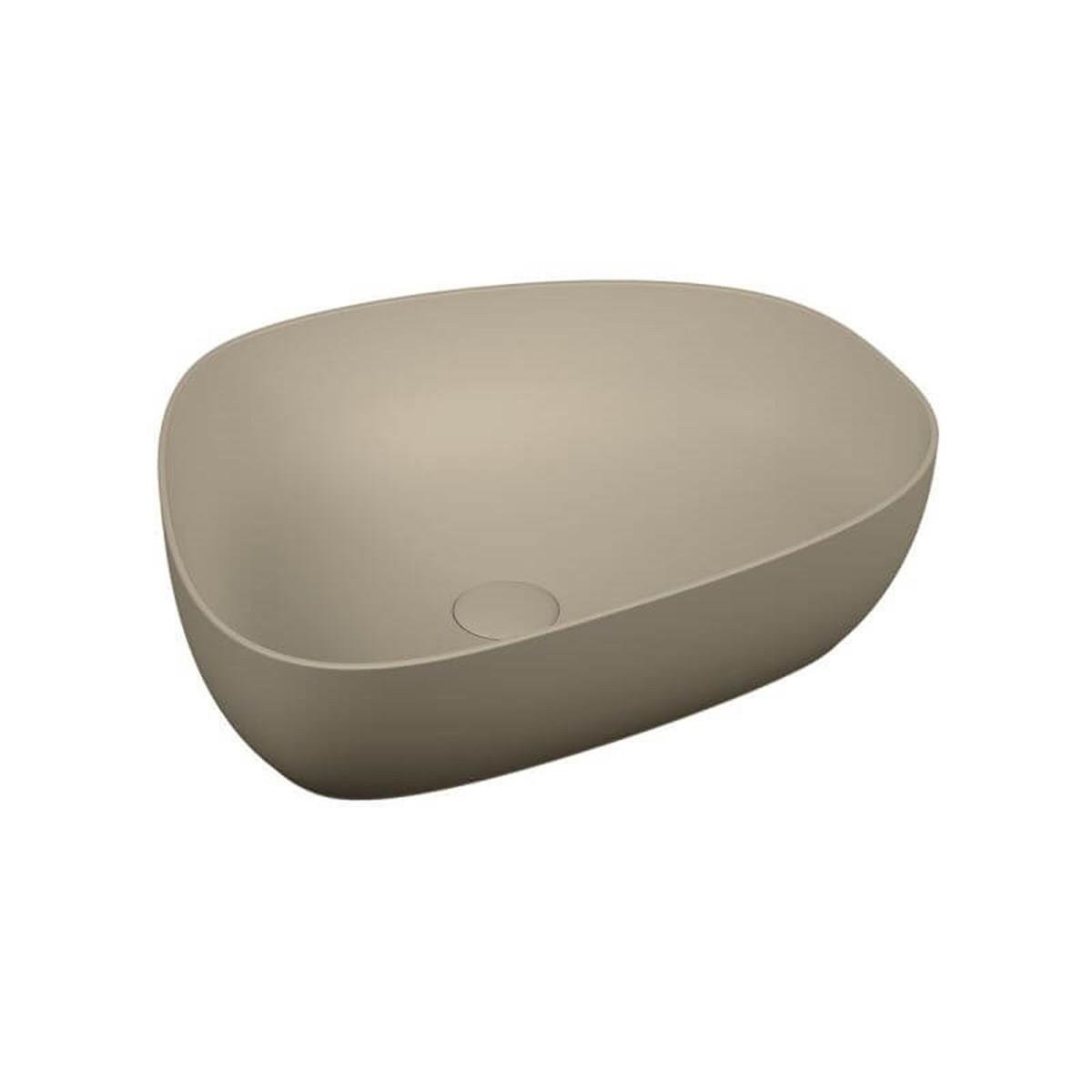 Vitra Outline Asimetrik Lavabo Mat Bej 56Cm