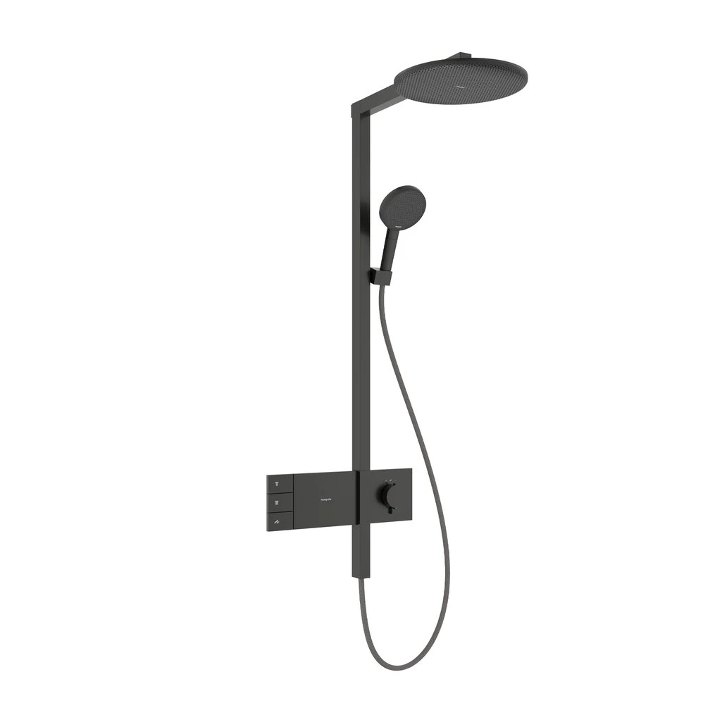 Hansgrohe Raindance Alive S Duş Kolonu 300 2jet EcoSmart Mat Siyah Krom