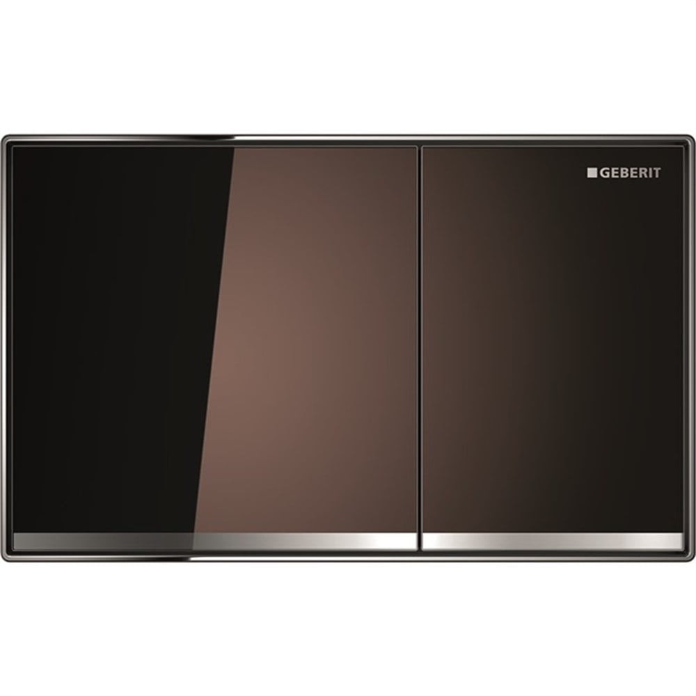 Geberit Sigma60 Kumanda Kapağı, Çift Basmalı, Toprak Cam