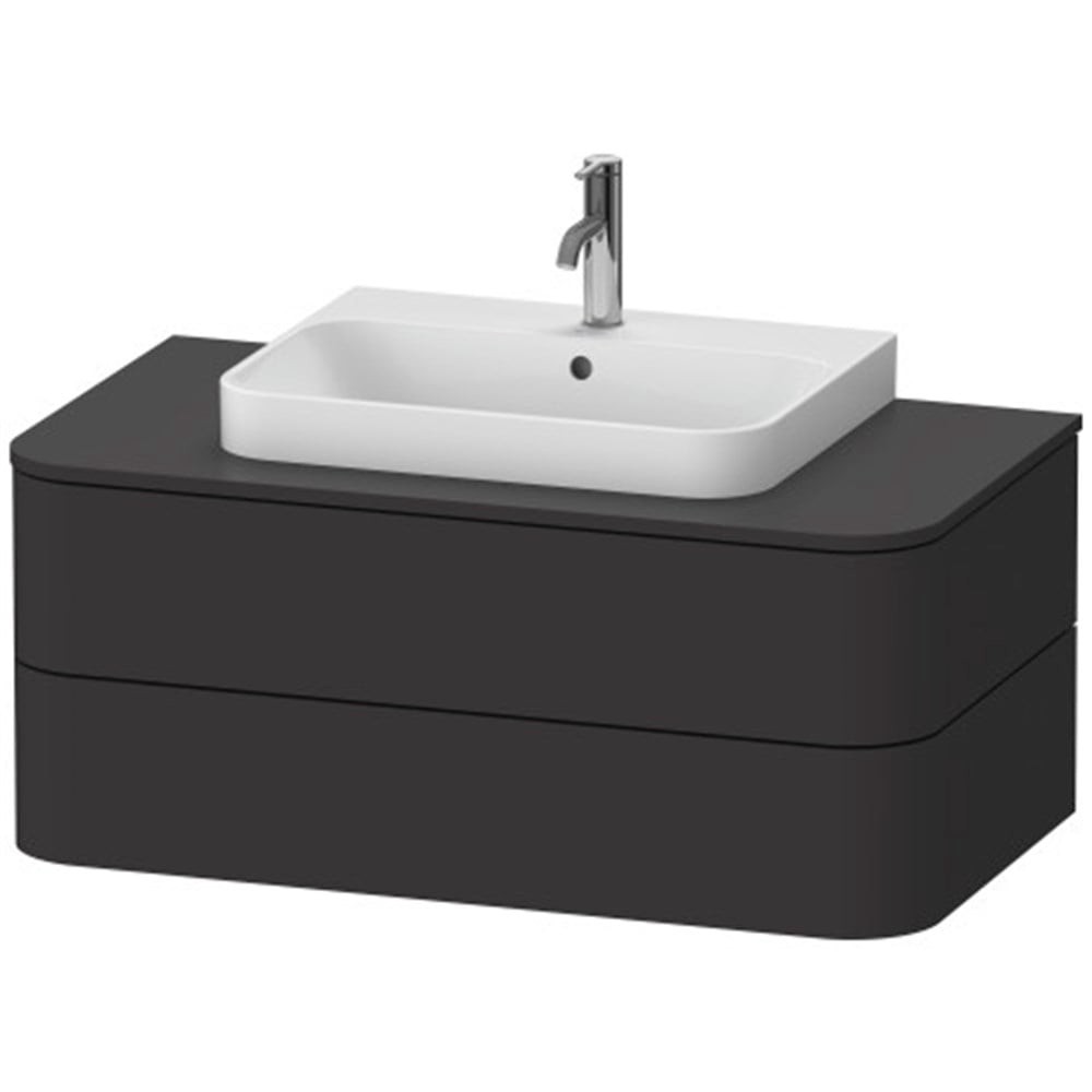 Duravit Happy D.2 Plus 100 Cm Lavabo Dolabı Grafit Süper Mat