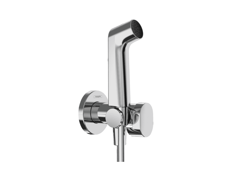 Hansgrohe Bidette El Duşu 1Jet S Ecosmart Sıcak-Soğuk Su İçin Duş Askısı Ve 125 Cm Duş Hortumu
