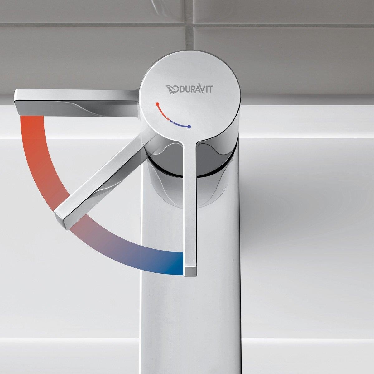 Duravit D-Neo Lavabo Bataryası Small Freshstart Parlak Krom