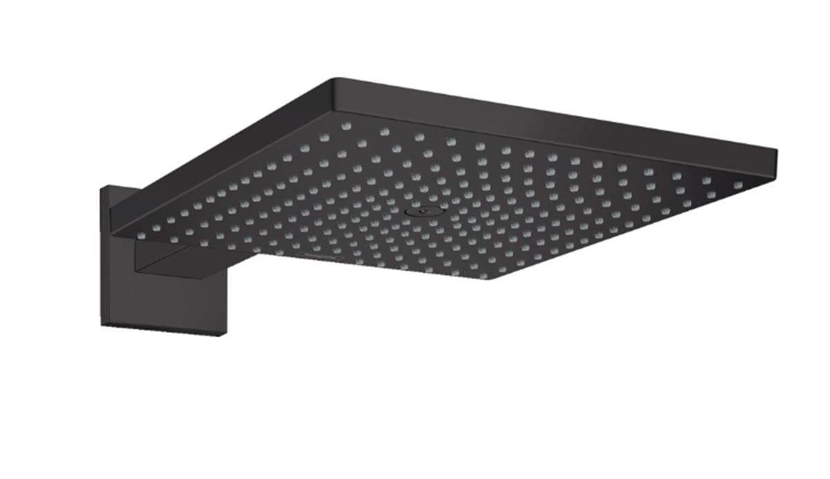 Hansgrohe Raindance E Tepe Duşu 300 1Jet, Duş Dirseği İle Mat Siyah