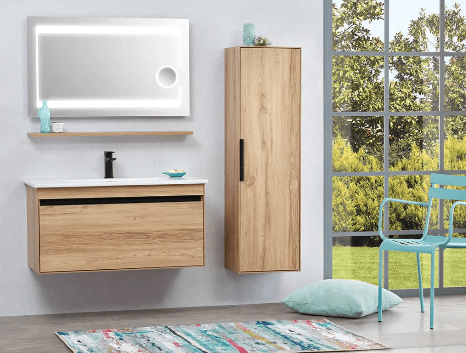 Orka Patara Banyo Dolabı Takımı 100 Cm Navaro
