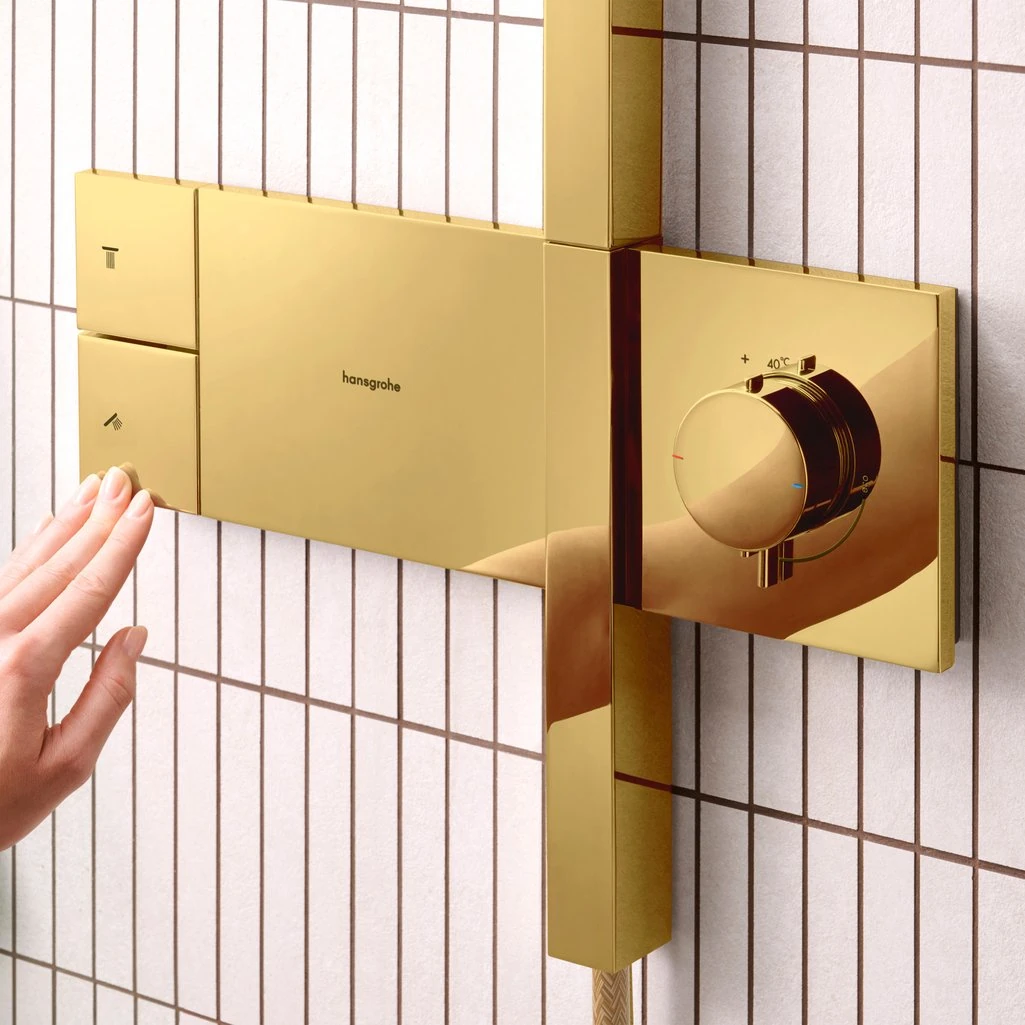 Hansgrohe Raindance Alive S Duş Kolonu 300 1Jet EcoSmart Parlak Altın