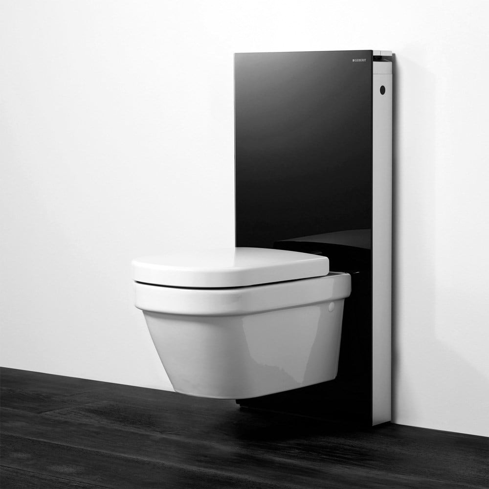 Geberit Monolith Rezervuar, Asma Klozet İçin, 101 Cm Siyah