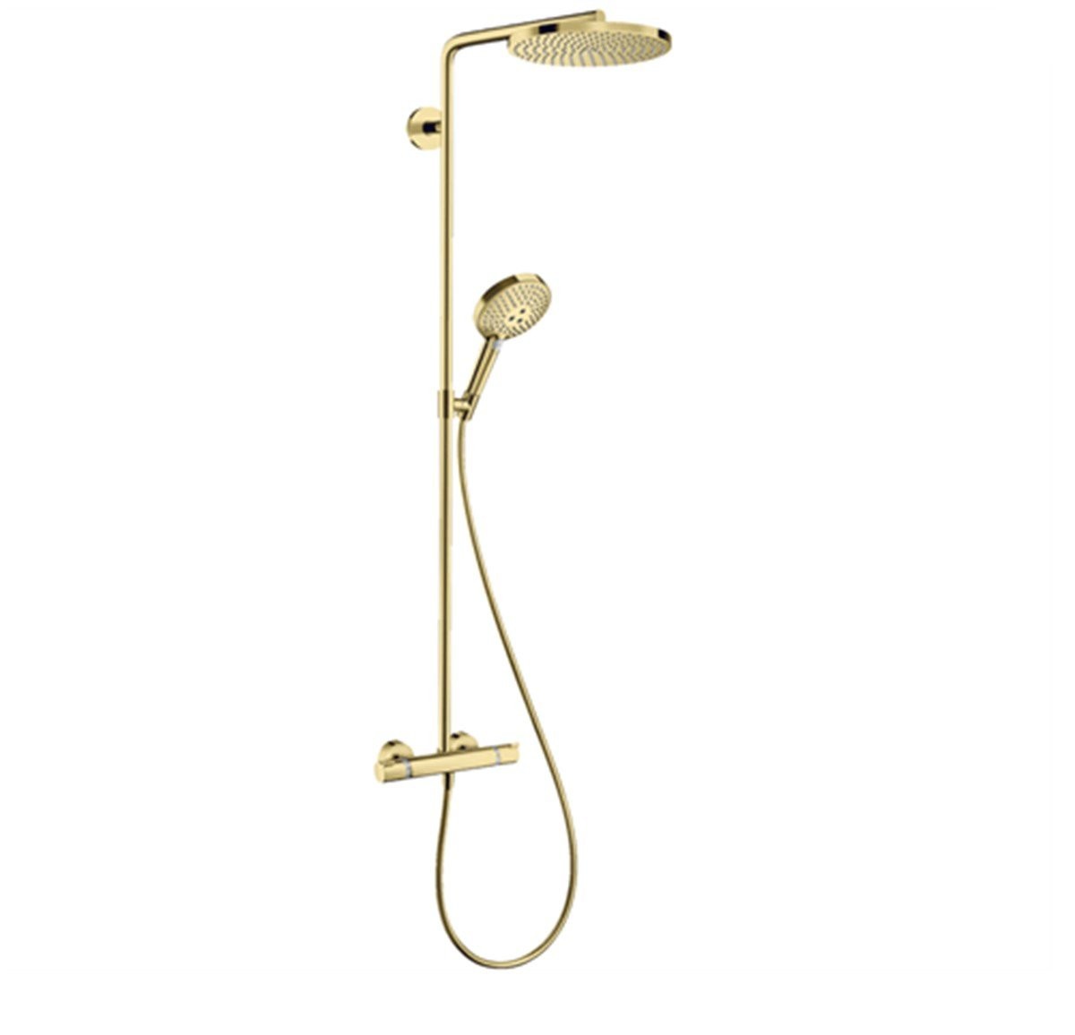Hansgrohe Raindance Select S 240 Parlak Altın Optik Duş Kolonu