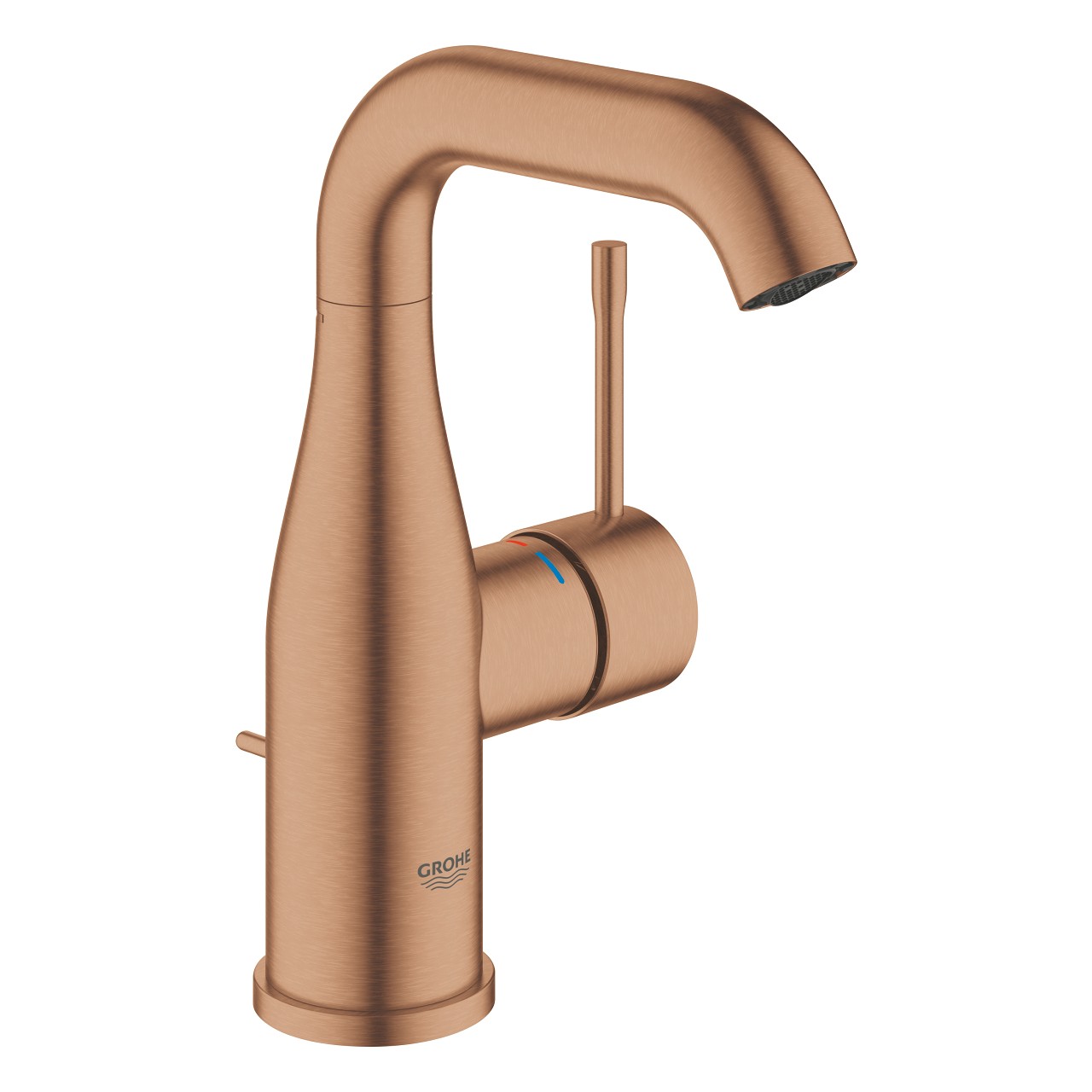 Grohe Essence New Lavabo Bataryası Sifon Kumandalı Fırçalı Bakır