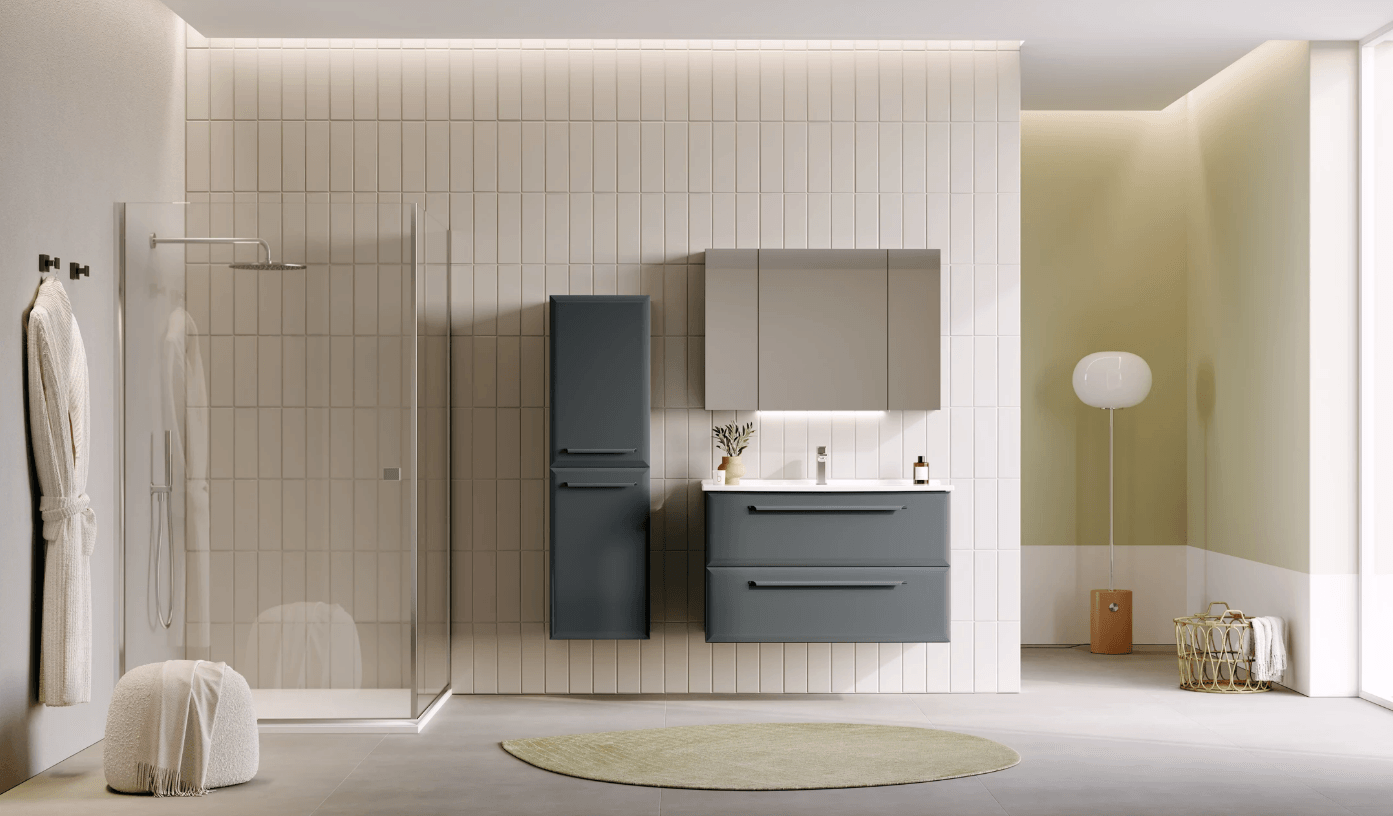 Orka Nuvola Banyo Dolabı Takımı 65 Cm Parlak Lake Kaşmir