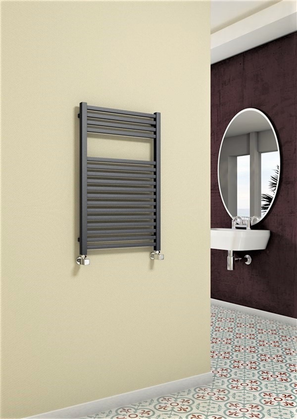 Barbados Dekoratif Havlupan 500X800 Antrasit