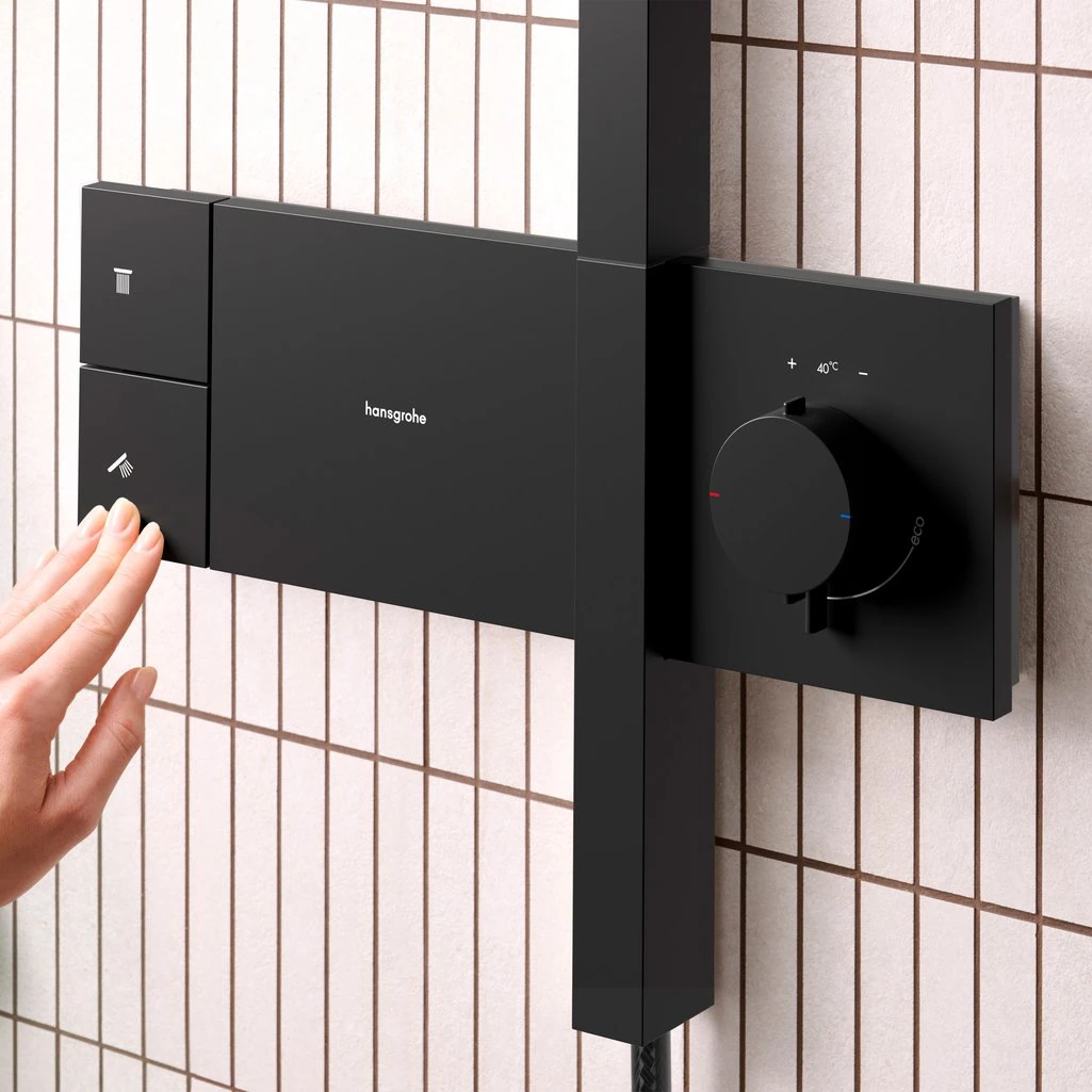 Hansgrohe Raindance Alive S Duş Kolonu 300 1Jet EcoSmart Mat Siyah