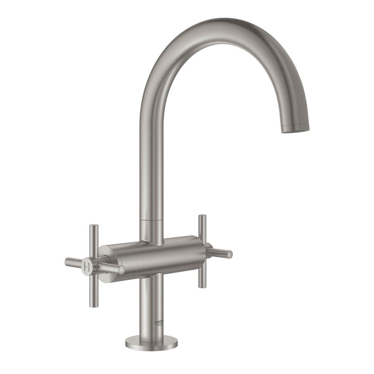 Grohe Atrio Lavabo Bataryası 1/2'' Paslanmaz Çelik