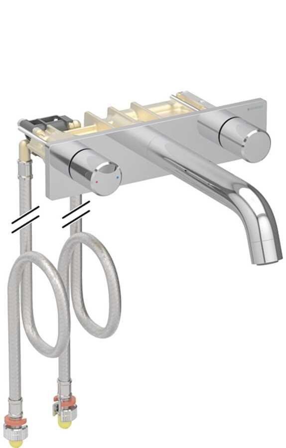 Geberit One Ankastre Lavabo Bataryası 16 Cm Krom