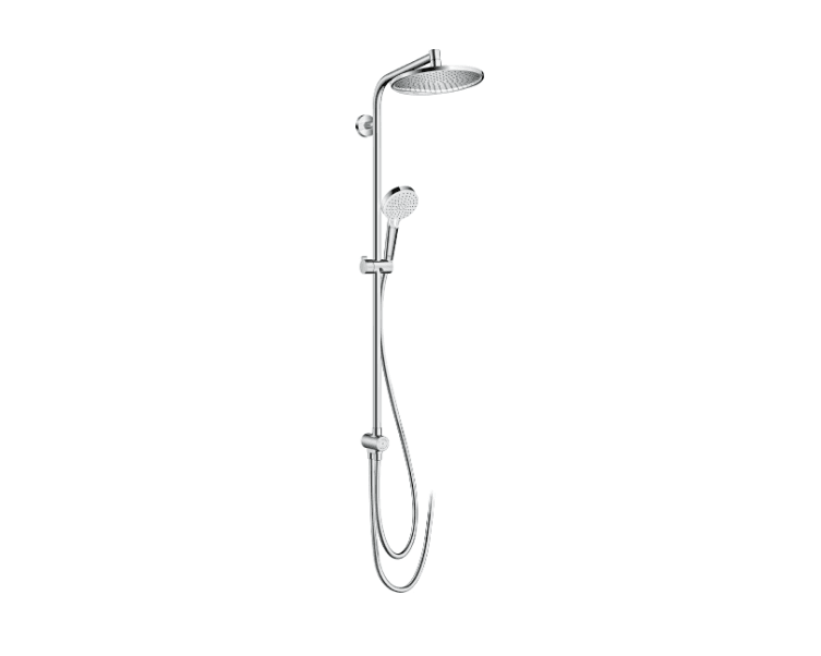 Hansgrohe Crometta S Duş Kolonu 240 1 Jet, Ecosmart, 9 Lt/Dk, Reno