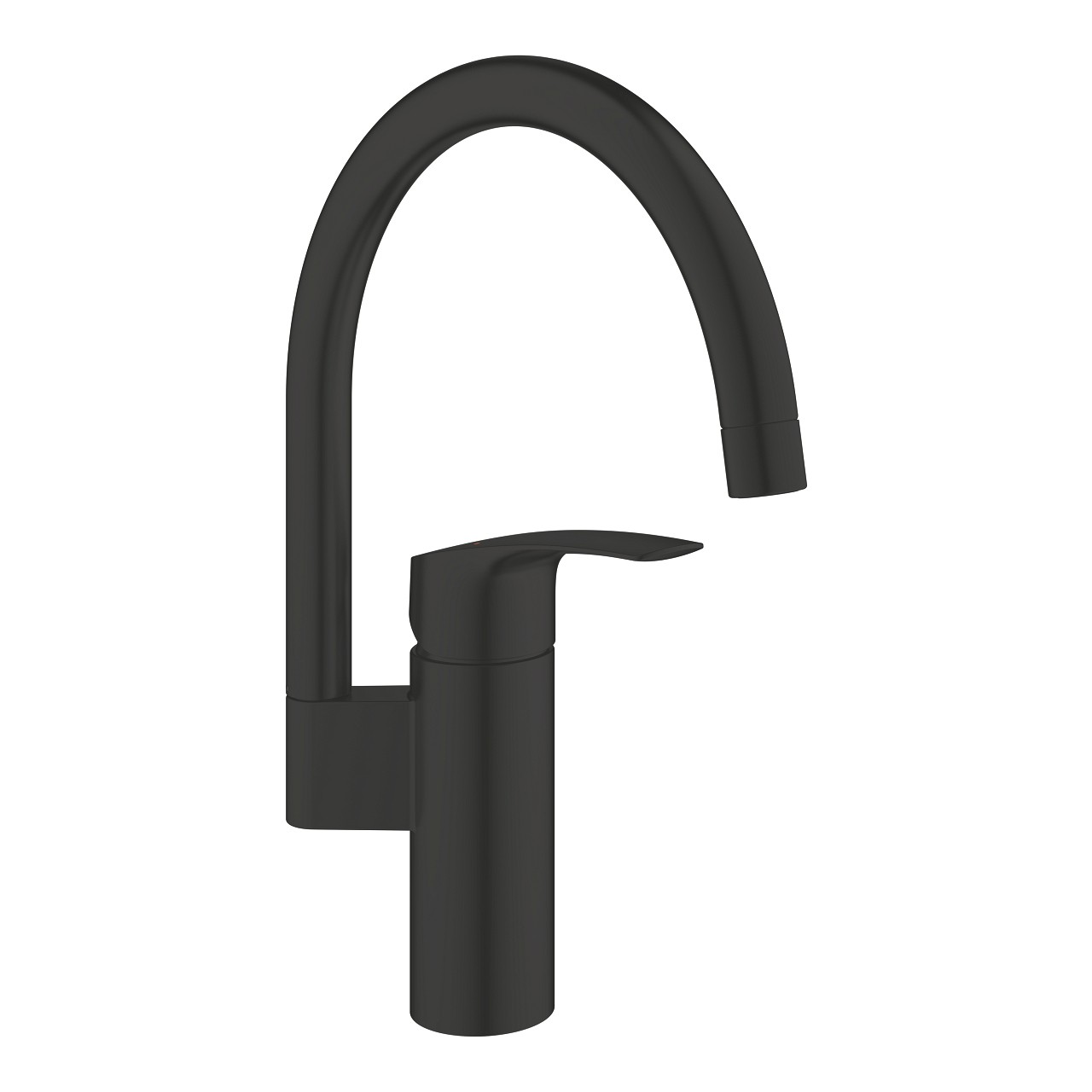 Grohe Eurosmart Tek Kumandalı Eviye Bataryası Mat Siyah