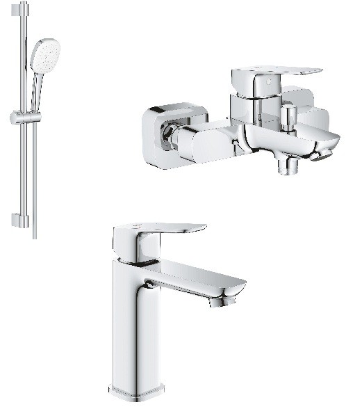 Grohe Cubeo Sıva Üstü Banyo Seti Krom