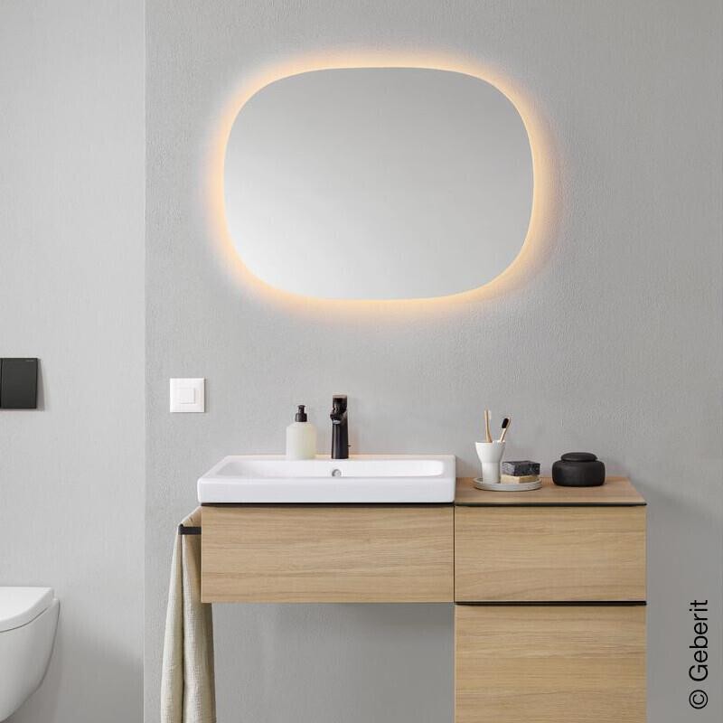 Geberit Option Oval Dolaylı Aydınlatmalı Ayna 60X80 Cm