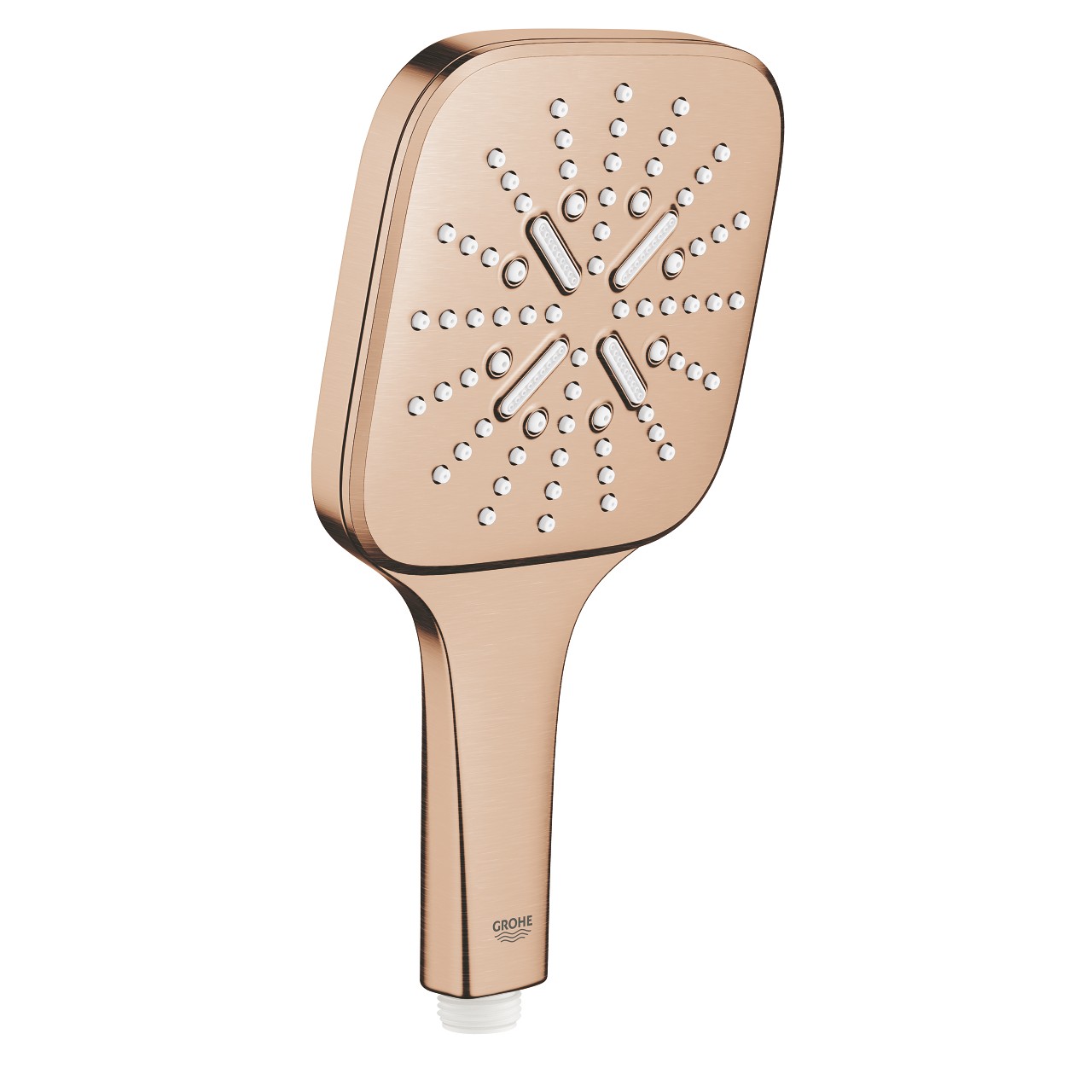 Grohe RainShower SmartActive 130 Cube El Duşu 3 Akışlı Fırçalı Bakır