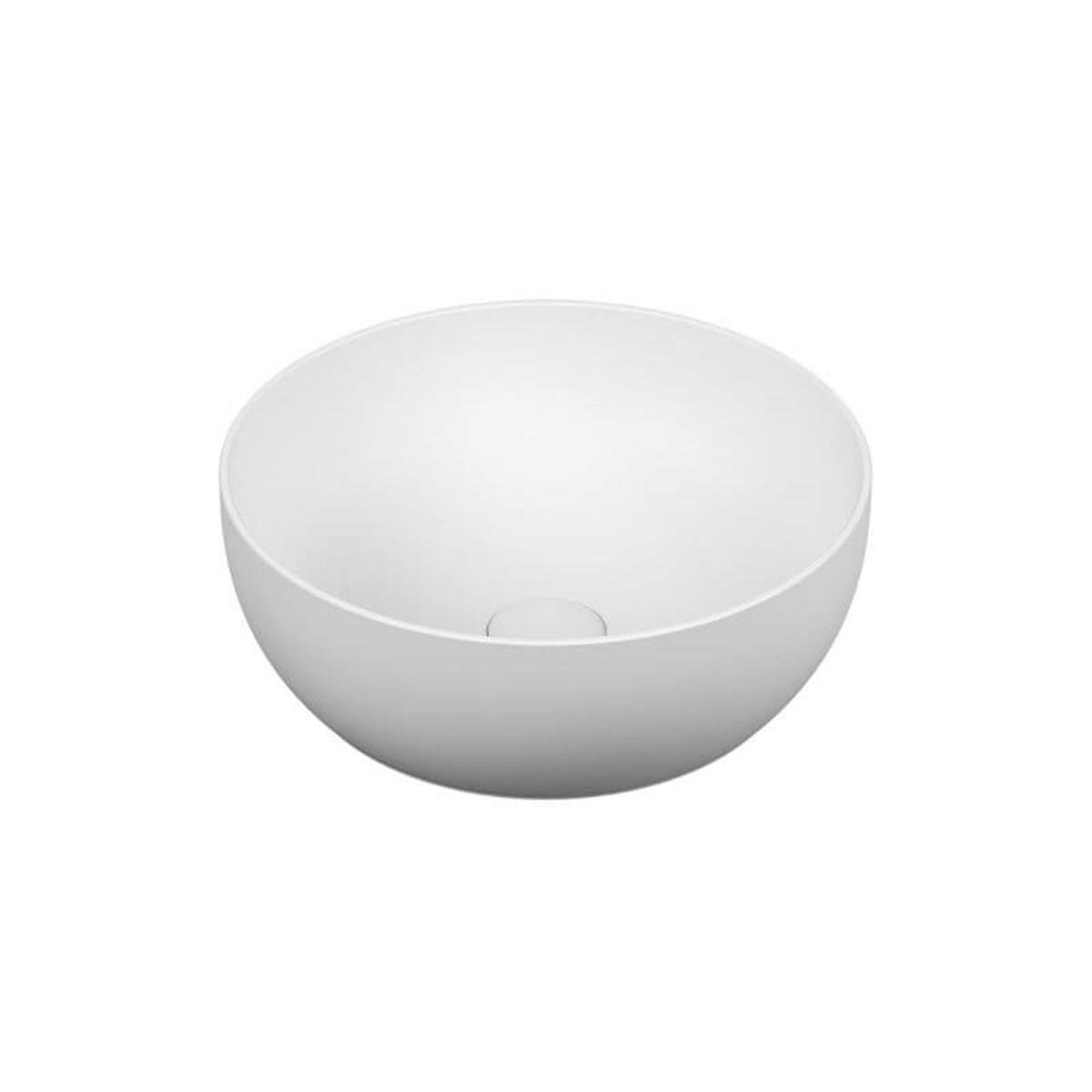 Vitra Outline Yuvarlak Lavabo Mat Beyaz 40Cm