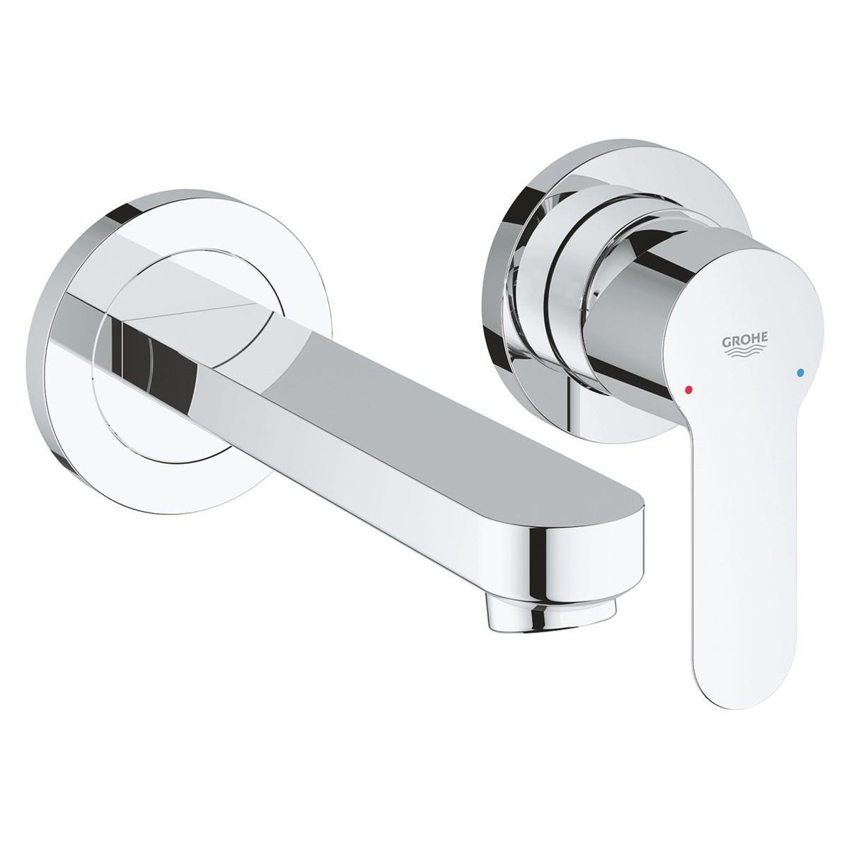 Grohe Bauedge 2 Delikli Lavabo Bataryası, İç Set Dahil