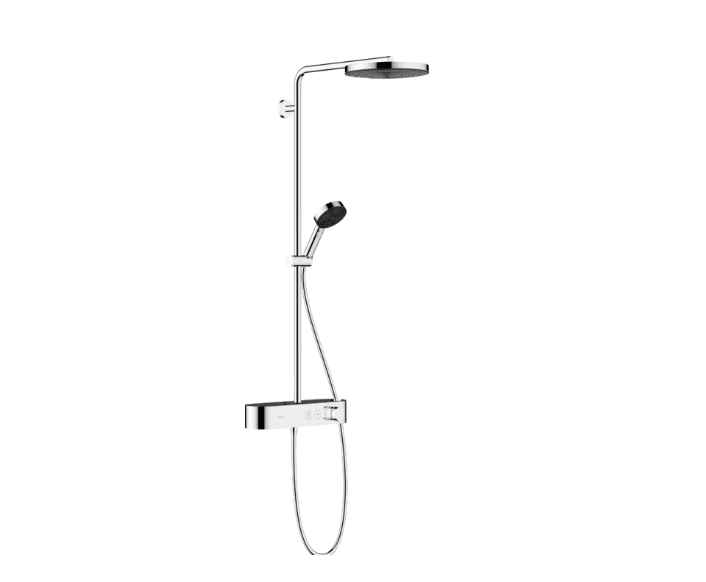 Hansgrohe Pulsify S Duş Kolonu 260 1Jet, Ecosmart, Showertablet Select 400 İle Krom