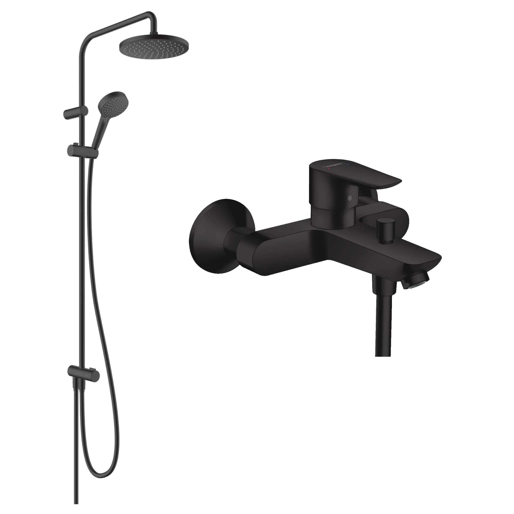 Hansgrohe Vernis Blend Duş Kolonu Seti 200 1Jet Reno Mat Siyah