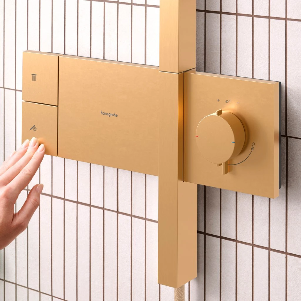 Hansgrohe Raindance Alive S Duş Kolonu 300 1Jet EcoSmart Mat Bronz