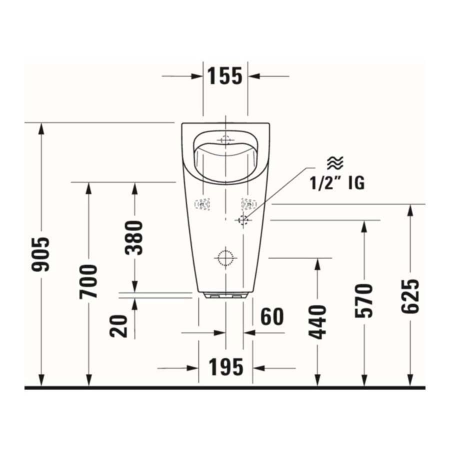 Duravit Me By Starck Pilli Pisuvar