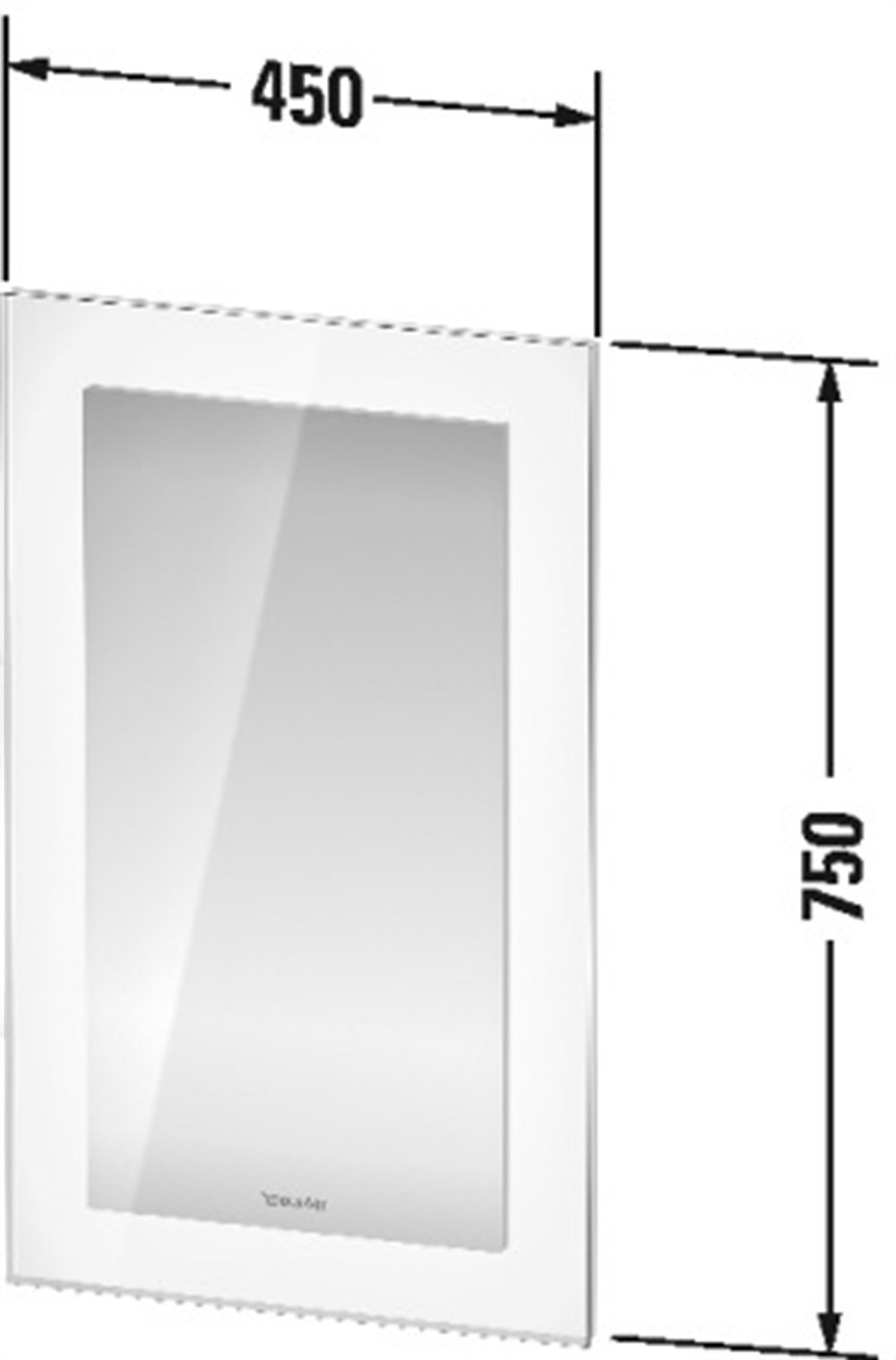 Duravit White Tulip Aydınlatmalı Ayna 45 Cm