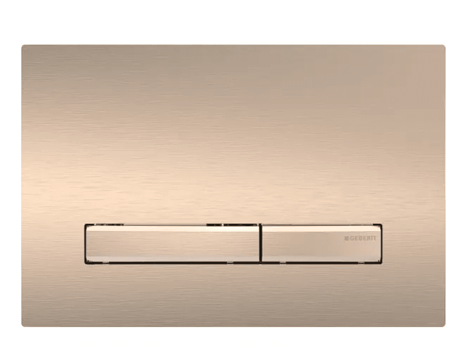 Geberit Sigma50 Kumanda Kapağı,Çift Basmalı,Bronz