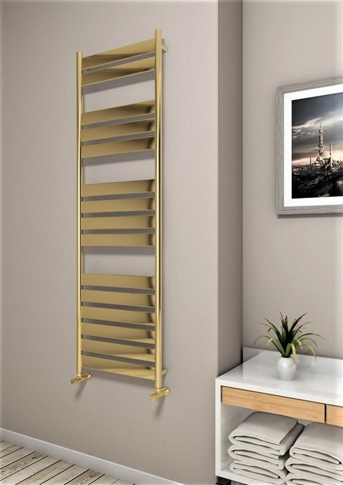 Bora Bora Dekoratif Havlupan 500X1600 Altın Renkli