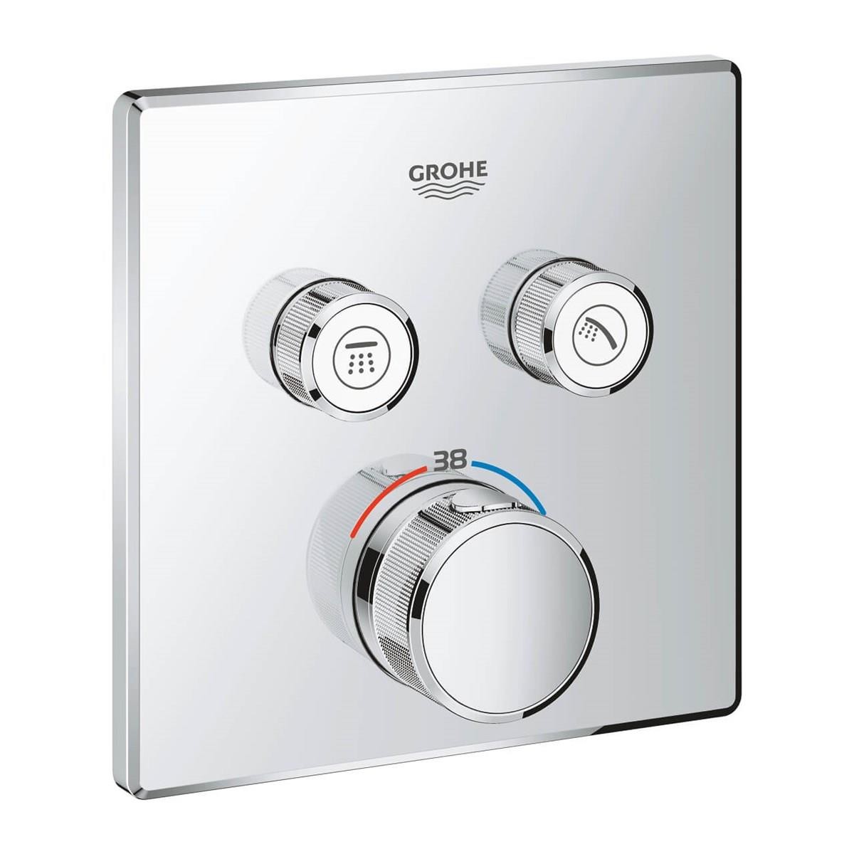 Grohe Grohtherm Smartcontrol Çift Valfli Akış Kontrollü, Ankastre Termostatik Duş Bataryası
