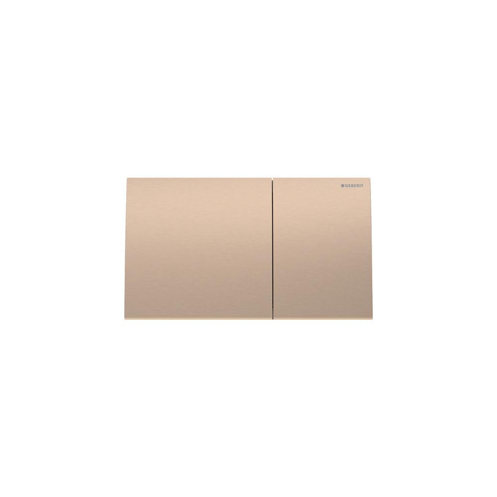 Geberit Kumanda Kapağı Sigma70 Çift Basmalı Bronz
