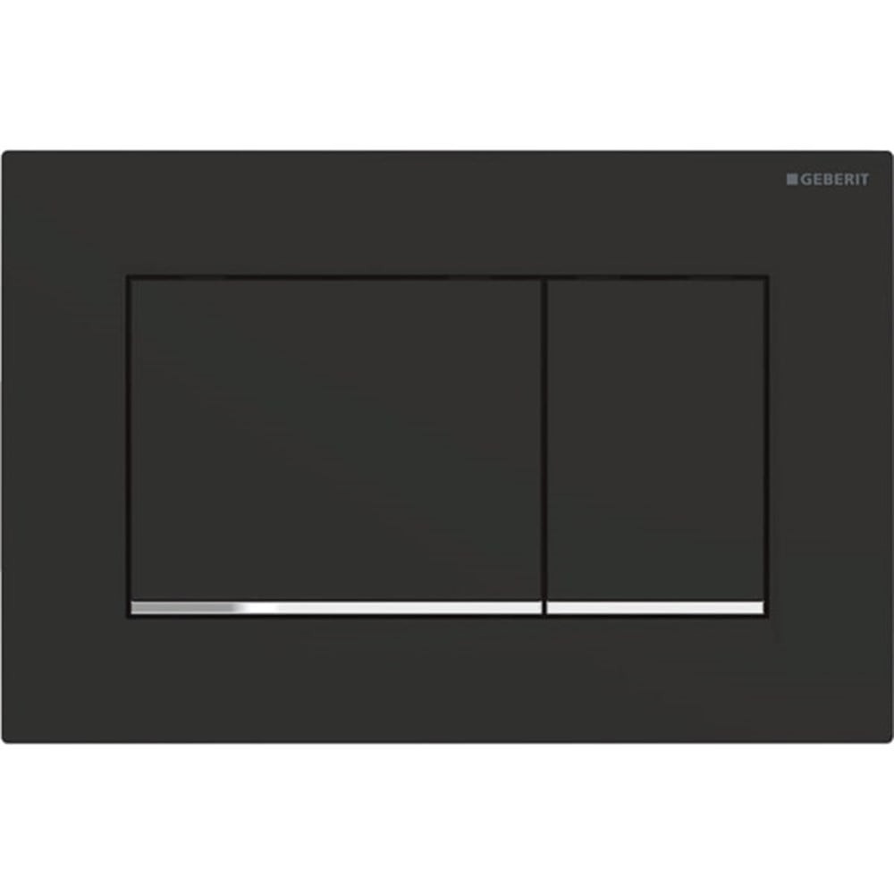 Geberit Kumanda Kapağı Sigma 30 Mat Siyah/Parlak/Mat Siyah