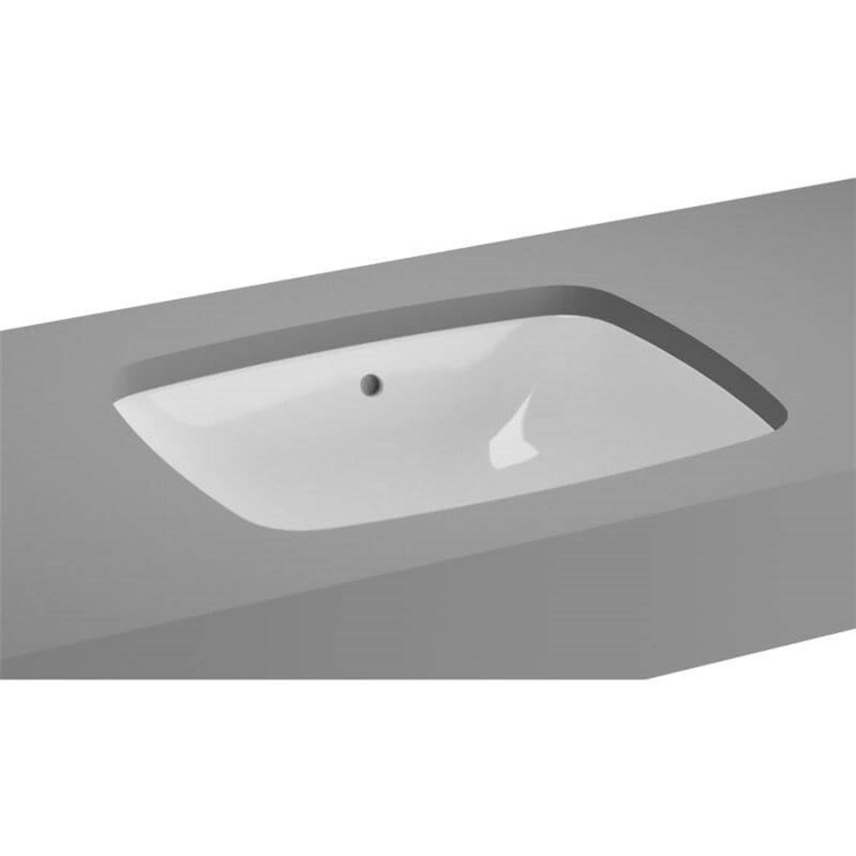 Vitra Metropole Tezgahaltı Dikdörtgen Lavabo Beyaz 47Cm