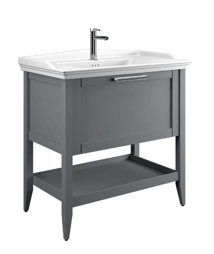 Orka Bastle Banyo Dolabı Takımı 65 Cm Mat Gri