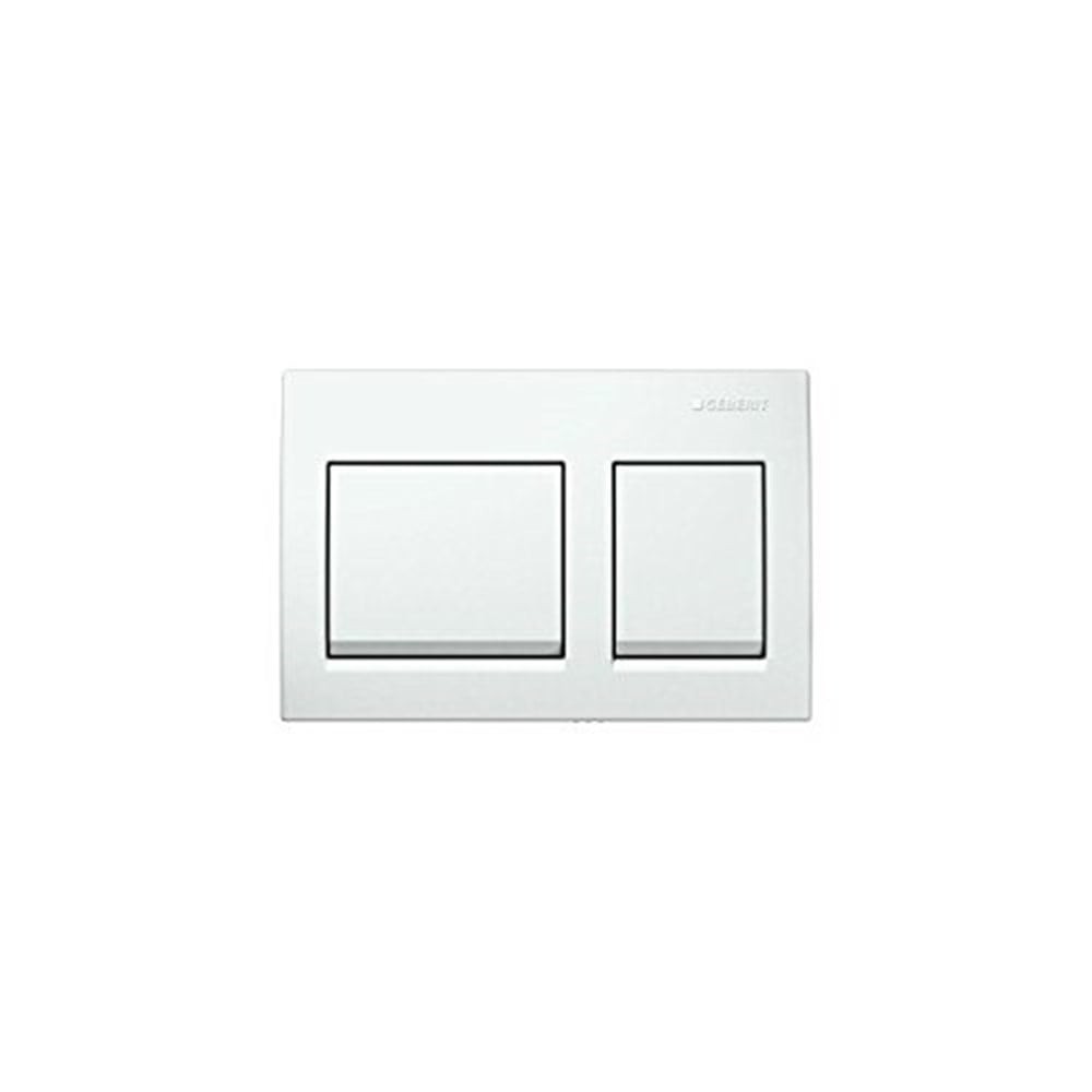 Geberit Alpha15 Kumanda Kapağı Çift Basmalı, Beyaz