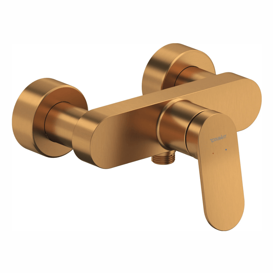 Duravit Wave Duş Bataryası Fırçalanmış Bronz