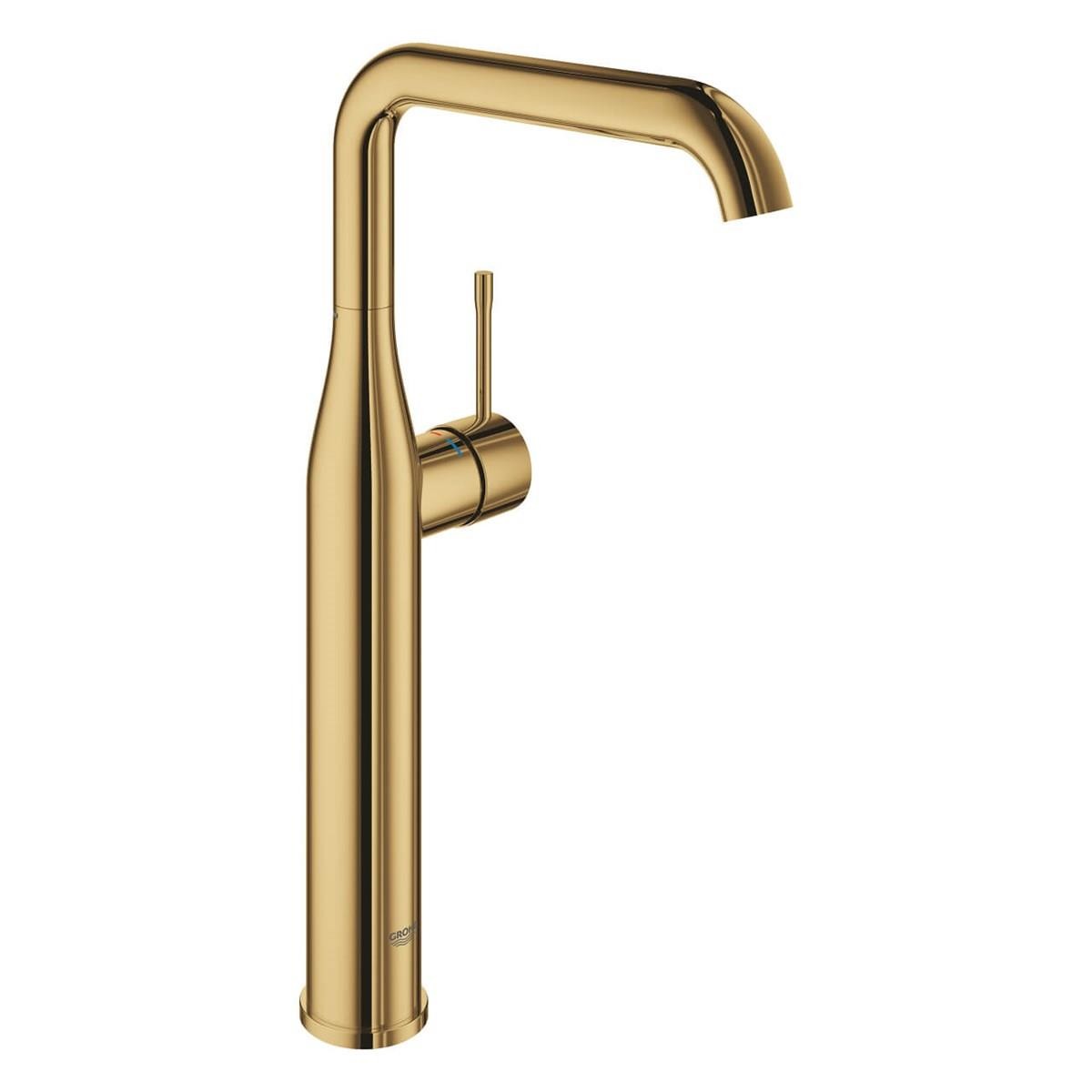 Grohe Essence New Yüksek Tip Lavabo Bataryası Parlak Altın